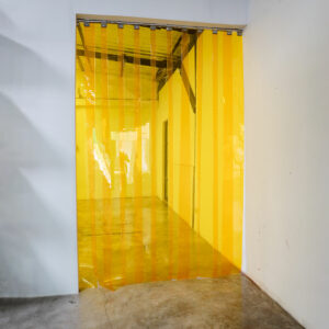 Yellow PVC Strip Curtain